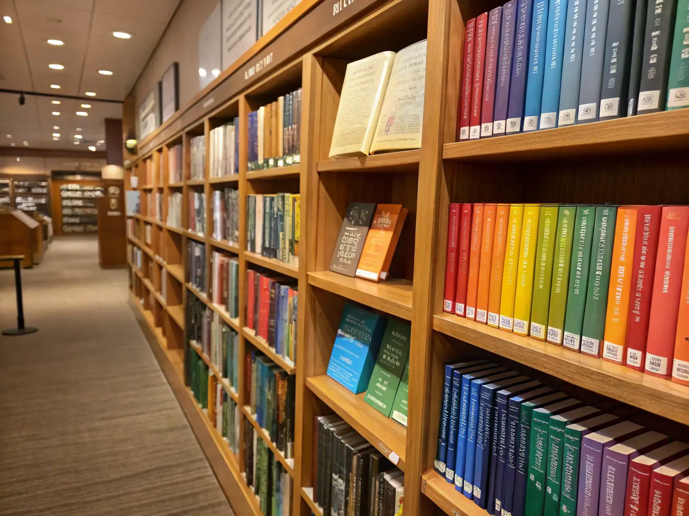 A collection of high-quality cultural publications, including exhibition catalogs, artist profiles, and art-related essays, displayed on a bookshelf, highlighting the organization's commitment to documenting and promoting visual arts.